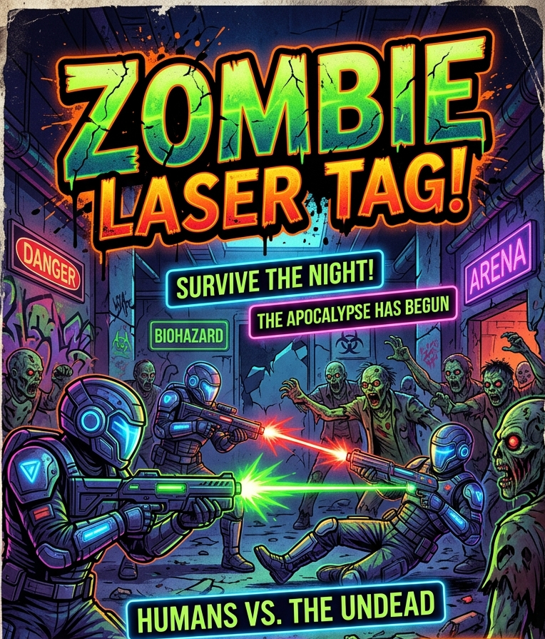 Zombie laser tag