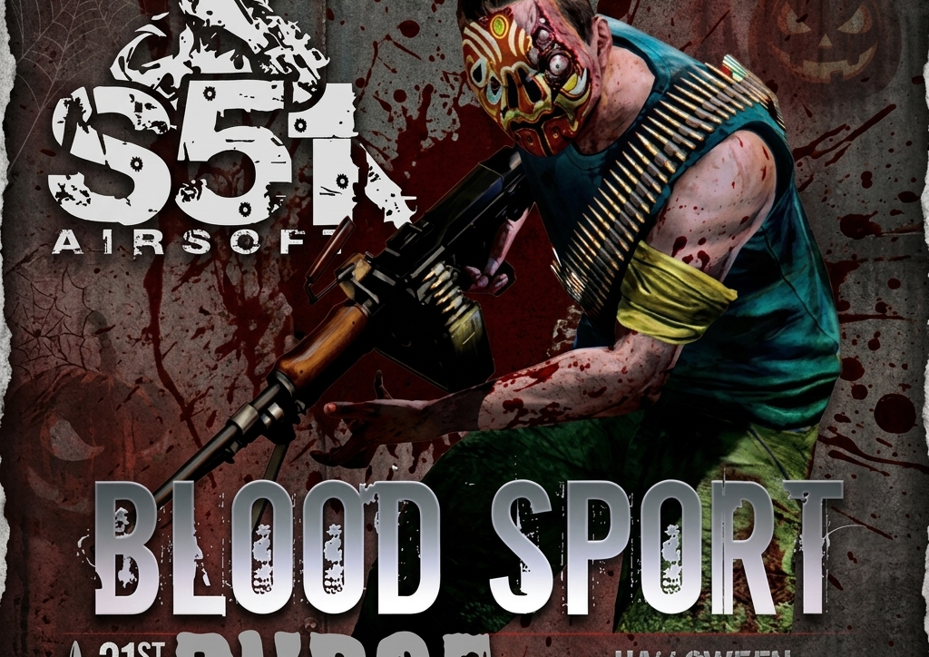 Blood Sports Purge Halloween Themed Airsoft Event