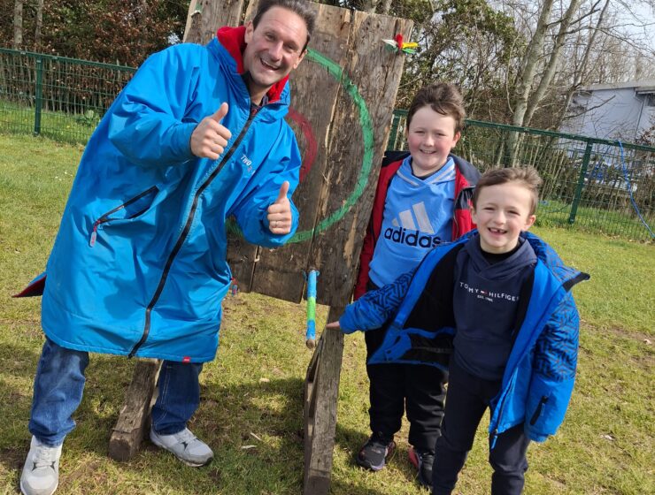 Belfast Trojans. Step up to the target and experience the raw satisfaction of Axe Throwing at Forest Fitness NI